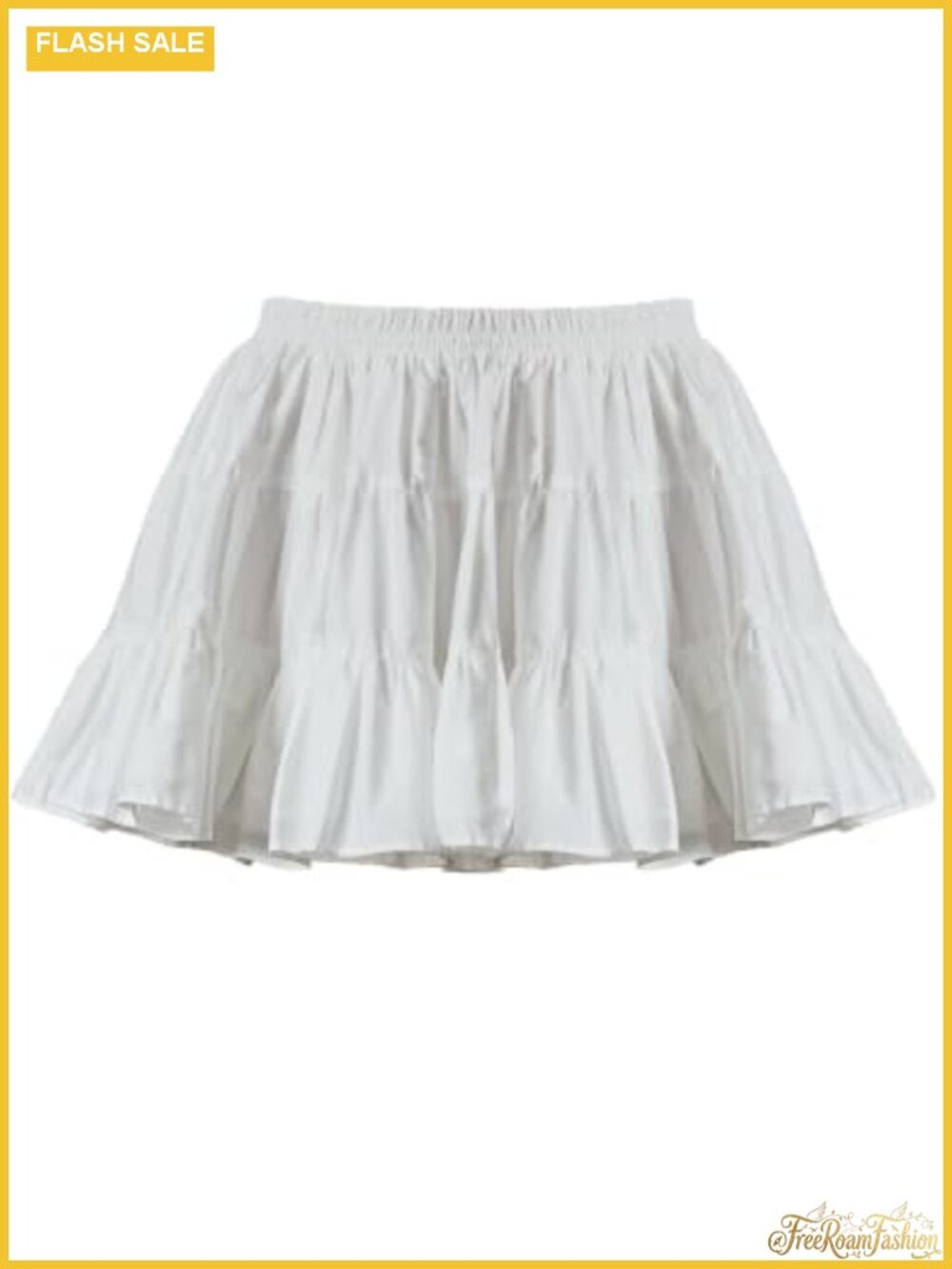 100% Cotton Ruffle Tutu Skort with Built-in Shorts & Pockets for Tennis Beach